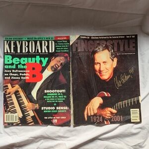 Keyboard and Fingerstyle Guitar Magazines
